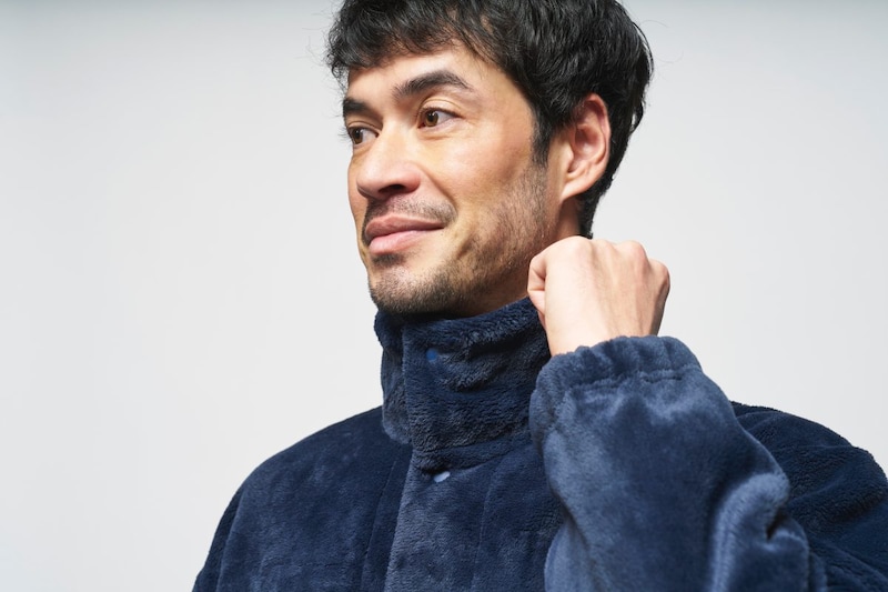 襟を立てればさらに暖かい