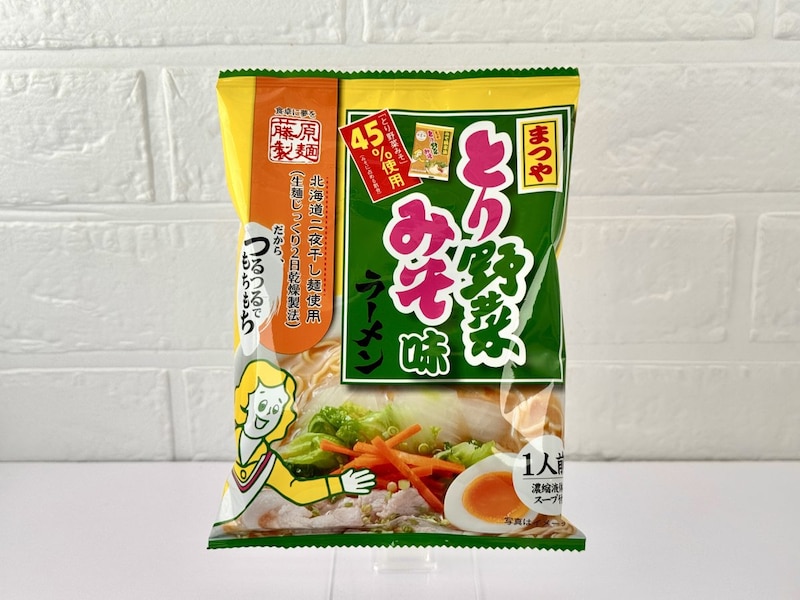 藤原製麺
まつや とり野菜みそラーメン