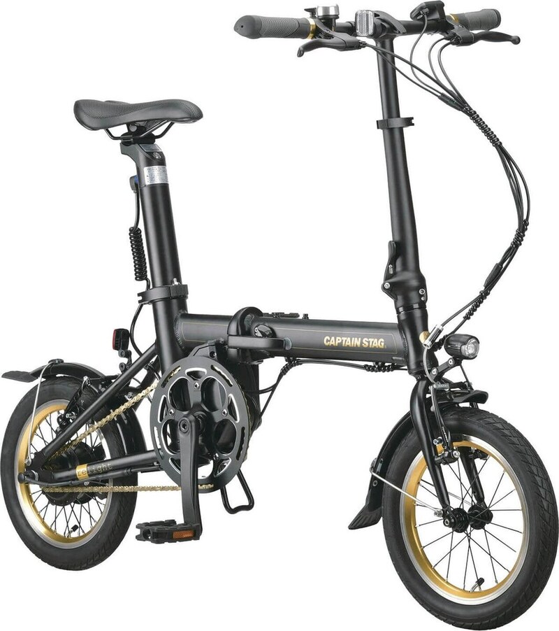 キャプテンスタッグ　CSG eリライト電動 FDB141（ブラック／ゴールド）　