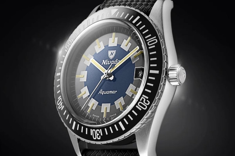 ニバダ・グレンヒェン「アンタークティックダイバーヴィンテージアクアマー」¥203,500/自動巻/38㎜径/パワーリザーブ約38時間/20気圧防水