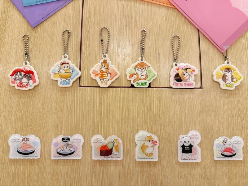 ラバーチャーム、アクリルステッカー