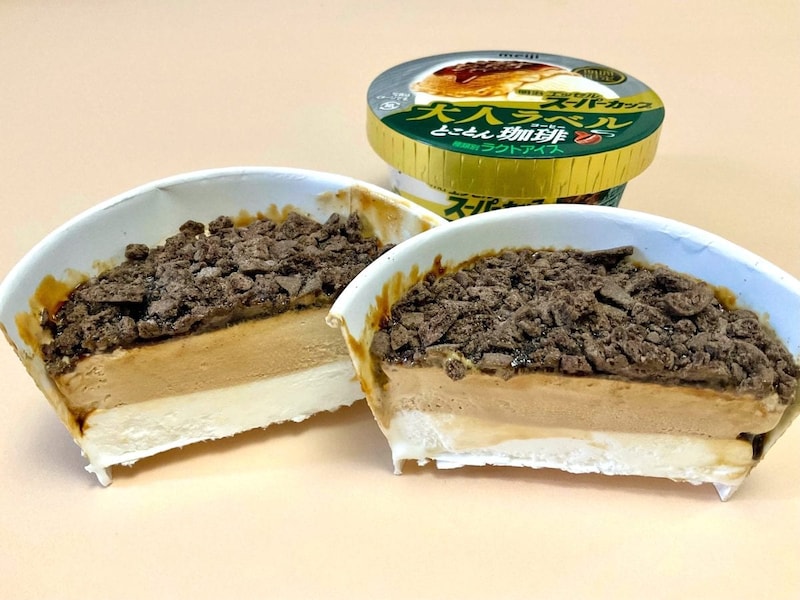 明治 エッセル スーパーカップ 大人ラベル とことん珈琲