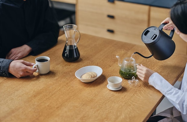 1℃単位のお好みの温度で湯沸かし