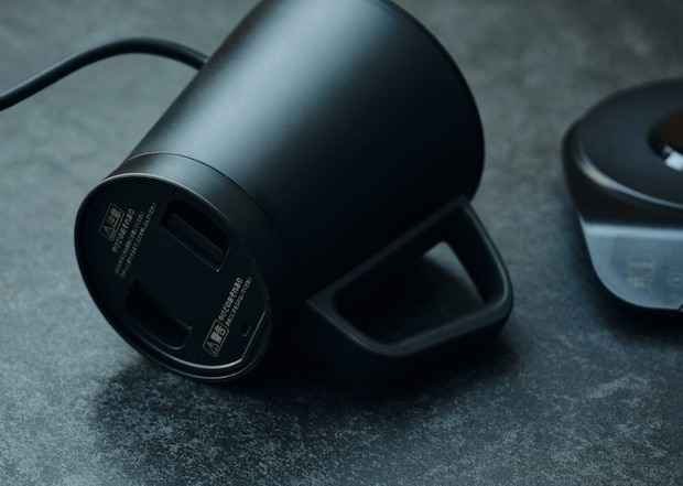 うっかり本体を倒してしまってもお湯がこぼれにくい「転倒湯もれ防止構造」