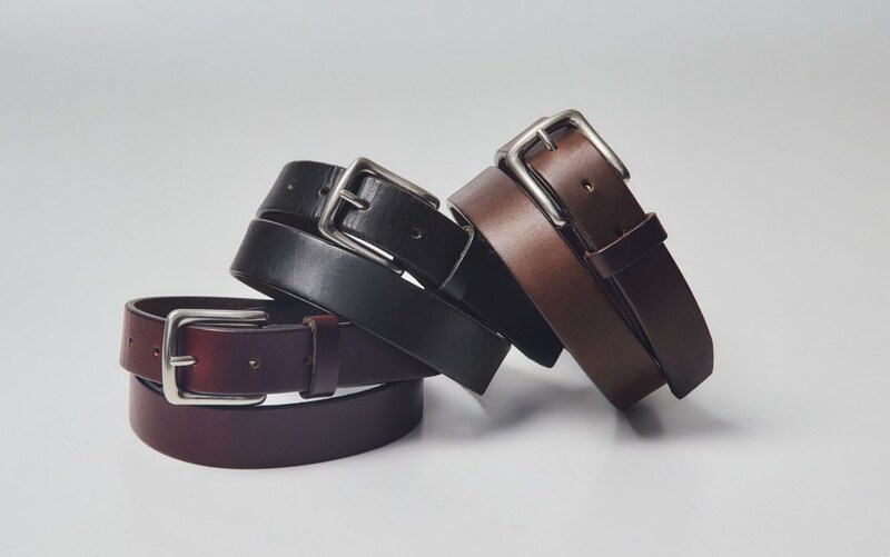 シップス エニィ　ホーウィン ベーシック レザーベルト