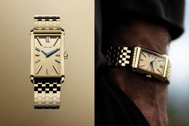 コーニッシュ「ヴィジョネア イエローゴールドオンブレスレッド」¥82,500/クオーツ/24×39.5㎜/5気圧防水