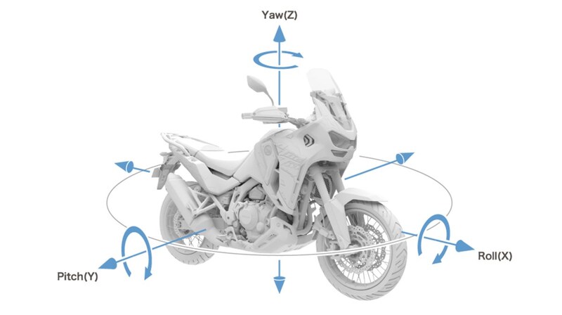 6軸IMU(慣性センサー)が緻密な車体コントロールを実現し、快適な走りをサポート