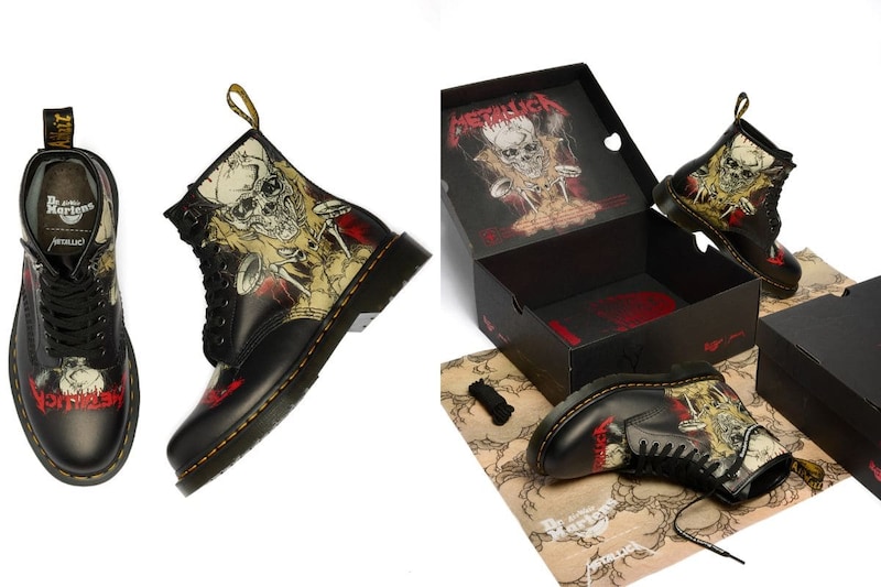 ドクターマーチン「1460 Metallica Skull Lightening」¥33,000