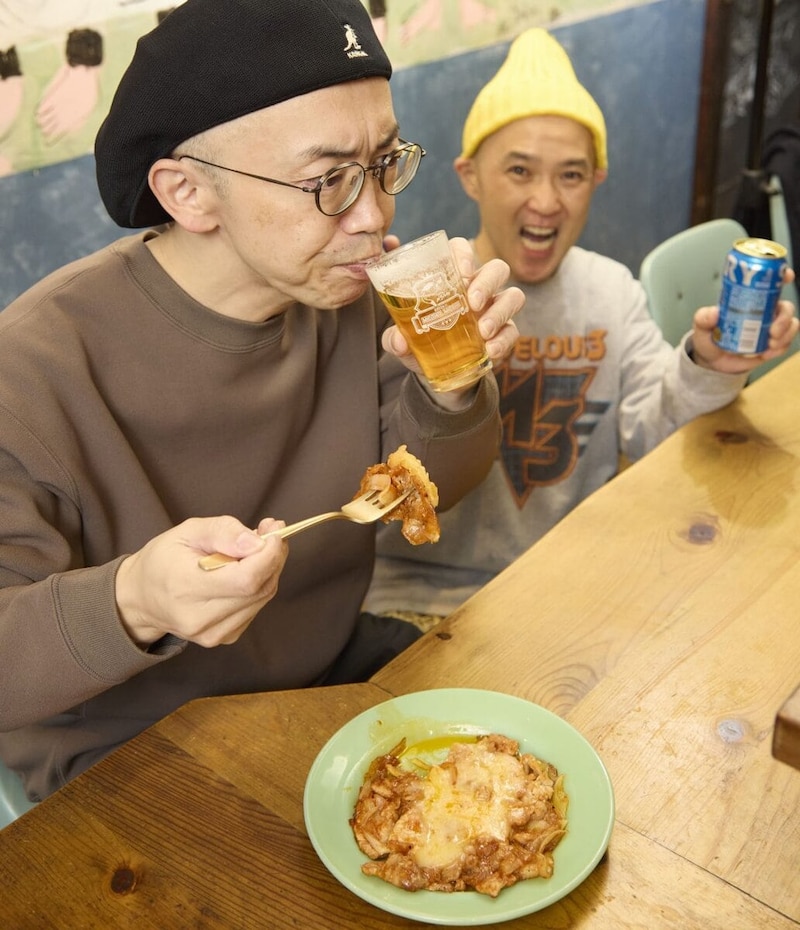 「サントリー生ビール」に合う肉つまみ「チーズポークチャップサイドダウン」
