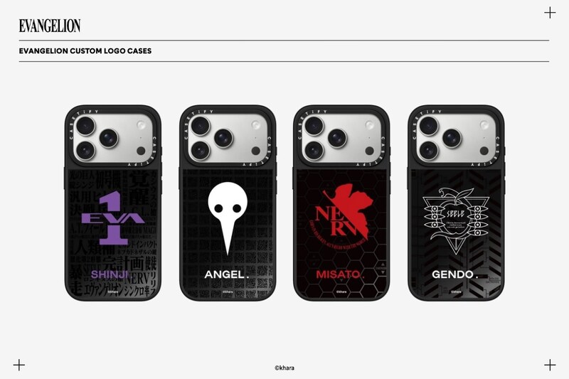 エヴァンゲリオン×ケースティファイ「EVANGELION CUSTOM LOGO CASE」￥6050～