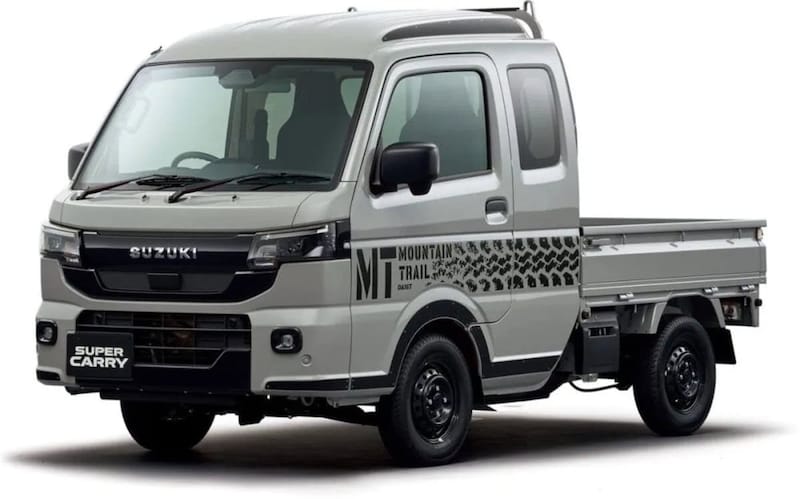 第3位　【黒でキメた軽トラが激渋】スズキ「キャリイ」が顔面刷新！人気の特別仕様車“Xリミテッド”も同時発売