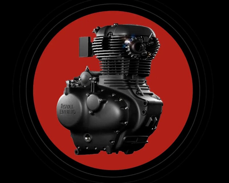 熟成を重ねた排気量349ccの空冷単気筒エンジン「Jシリーズ」を搭載