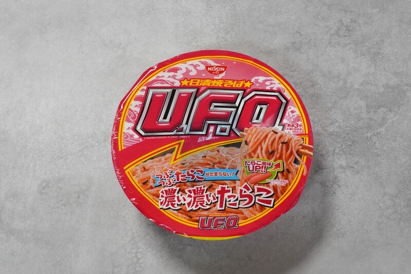 日清食品
日清焼そばU.F.O. 濃い濃いたらこ
¥236 (税別)