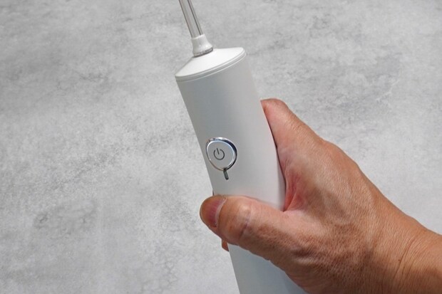 ニトリ「口腔洗浄器 NS8009」の使用モード「強」