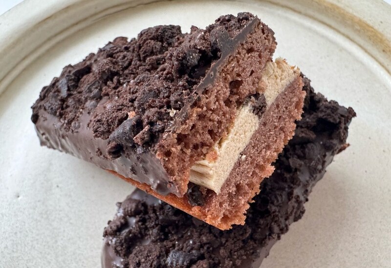 濃厚なチョコと香ばしいキャラメルのこってり感がたまらない