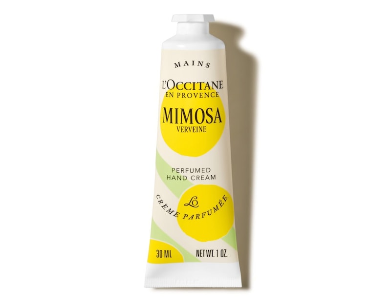 “幸せの花”と呼ばれるミモザを基調とした香り。ロクシタン ミモザ パフュームド ハンドクリーム 30mL ¥1,870(税込)*数量限定発売