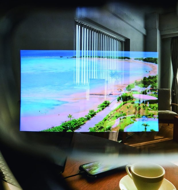 XREAL XREAL 1S　「実際に掛けてみるとこんな感じに見える！」