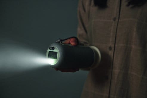 リズム CRANKSPEAKER 9YYA50RH　「懐中電灯」