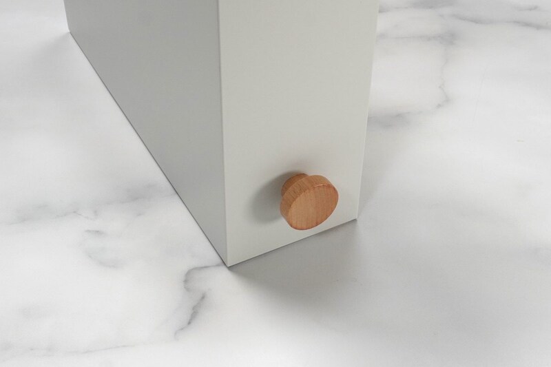 無印良品 引き出しやすくなる つまみ 丸型 ファイルボックス用 ￥290 2個入り