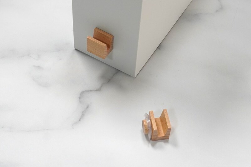 無印良品 引き出しやすくなる つまみ 角型 ファイルボックス用 ￥290 2個入り