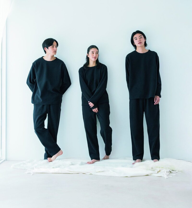 Recoverypro Lab. リカバリープロラボ 疲労回復ウェア あったか起毛フリース 長袖・ロングパンツ 単体価格:各¥7,700(税込) サイズ:M・ゆったりM・L・XL・XXL カラー:ブラック、パープル