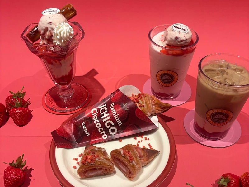 サンマルクカフェで、“ICHIGO FES”をテーマとした期間限定メニュー4種が登場