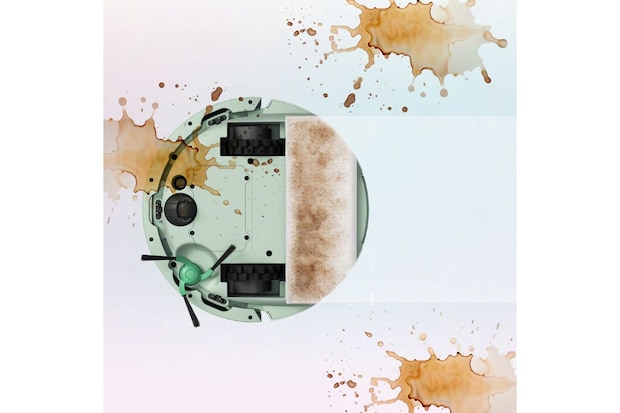 水拭きモードへの切り替えは、使い捨て床拭きシートを装着するだけで可能