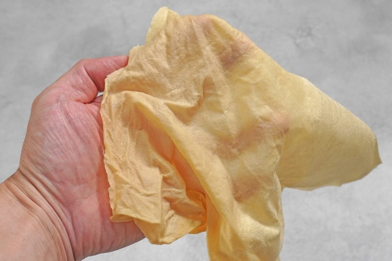 無印良品「やぶれにくい キッチンシート」は濡らしても破れない