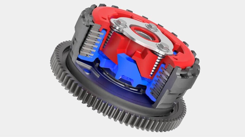 ライダーの疲労軽減と操作性の向上を追求したアシスト＆スリッパークラッチも装備