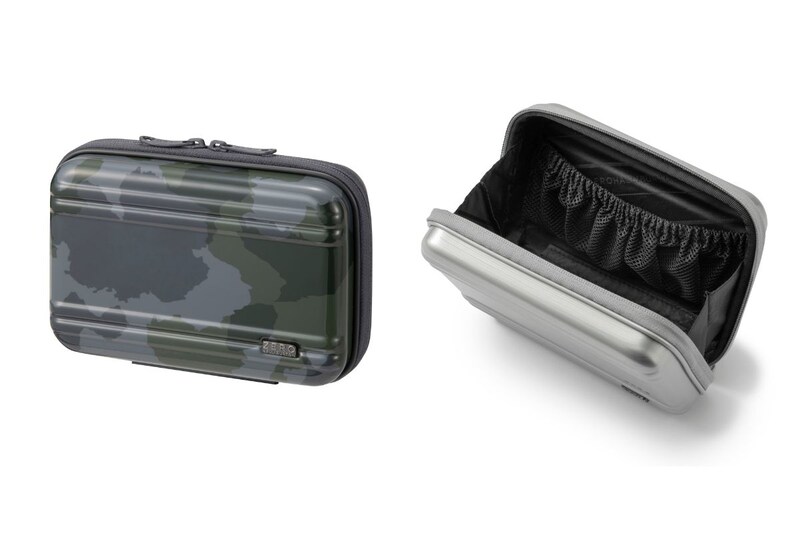 ゼロハリバートン「ZH コンパクトキューブ アメニティケース」￥7,700／W18×H12×D6㎝