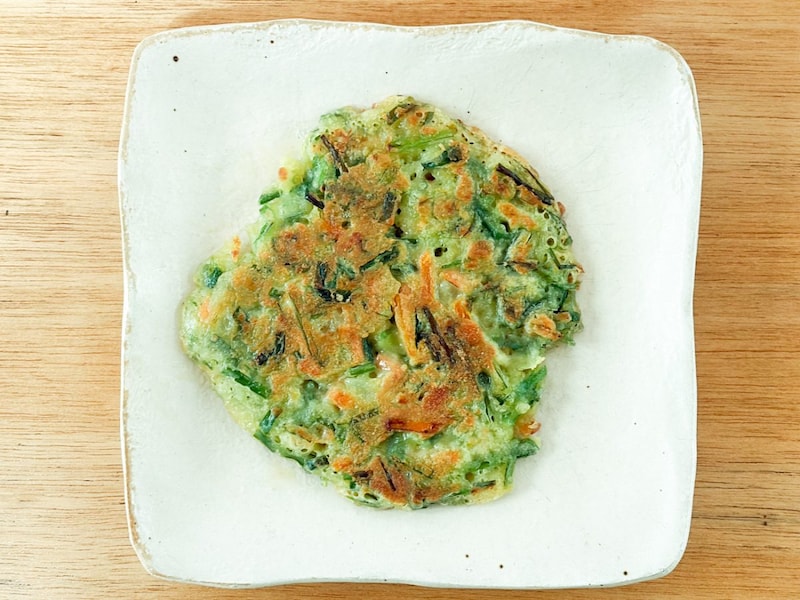 フライパンにくっつくこともなく、いい感じの焦げ目がつきました