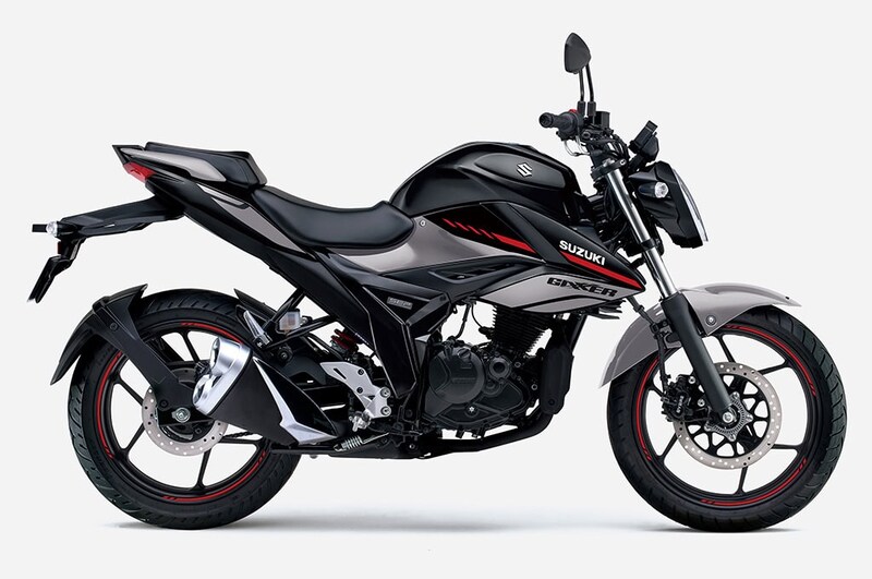 ジクサー150のグラススパークルブラック/オールドグレーメタリックカラー