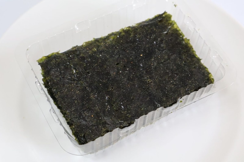 赤いシーズニングが見える