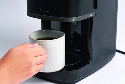 シロカ コーン式全自動コーヒーメーカー カフェばこPRO SC-C261　「マイマグに直接抽出」