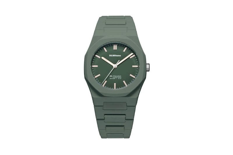 D1ミラノ「ポリカーボン Green Legacy」￥29,700／クオーツ／40.5㎜径／5気圧防水