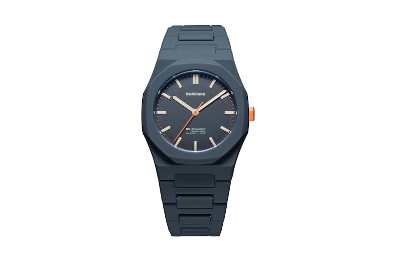 D1ミラノ「ポリカーボン Blue Legacy」￥29,700／クオーツ／40.5㎜径／5気圧防水