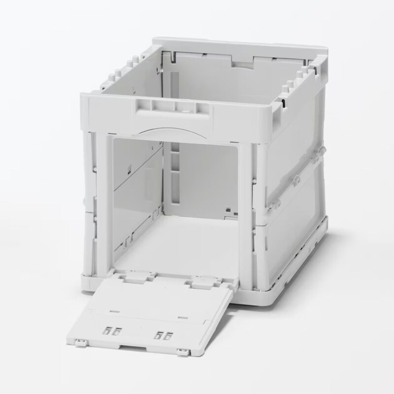 無印良品
再生ポリプロピレン入り 折りたたみコンテナ 窓付 20L