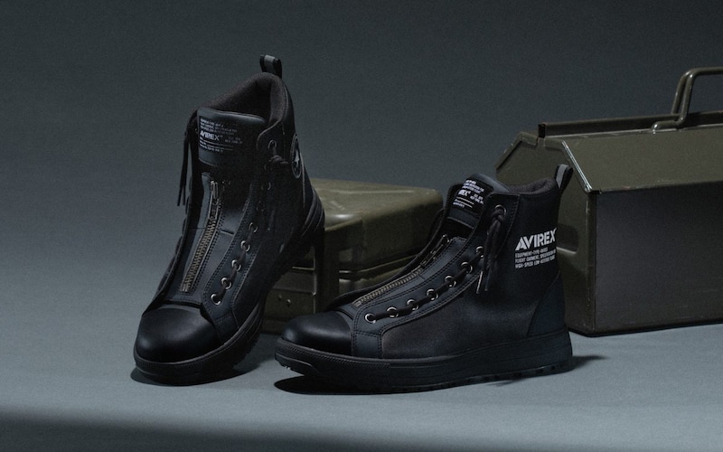 【日常使いしたくなる安全靴】コンバース×アヴィレックスのコラボスニーカーはミリタリーの機能美と高い安全性を融合させたセンタージップ仕様