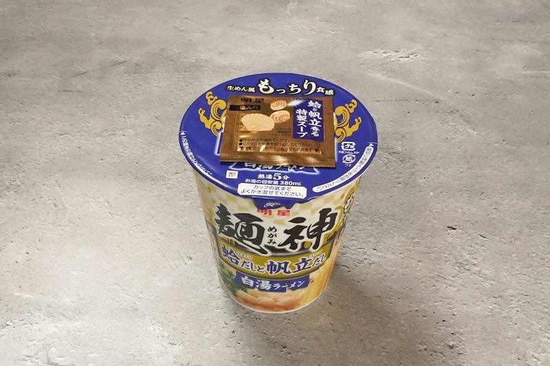 明星食品
明星 麺神カップ 蛤だしと帆立だし白湯ラーメン
