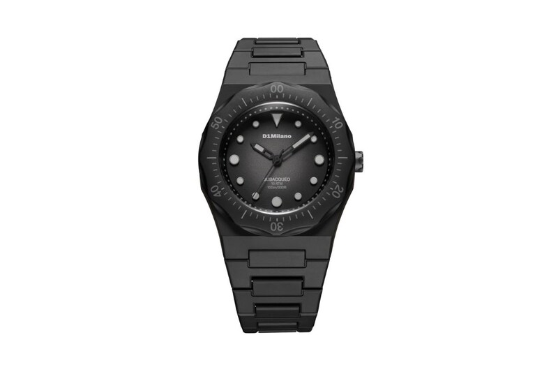 D1ミラノ「ポリカーボン Carbon Diver」￥34,100／クオーツ／40.5㎜径／10気圧防水