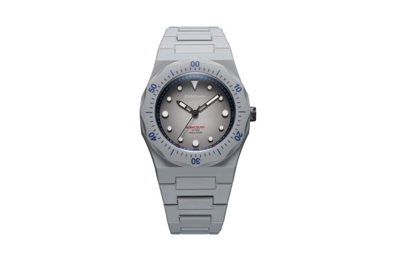 D1ミラノ「ポリカーボン Steel Diver」￥34,100／クオーツ／40.5㎜径／10気圧防水