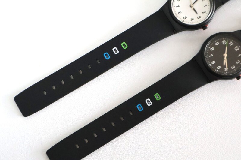 ベルト穴にさりげないファミマカラー