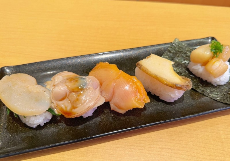 貝づくし5貫盛り