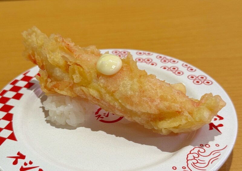 ジャンボかにカマ天にぎり
