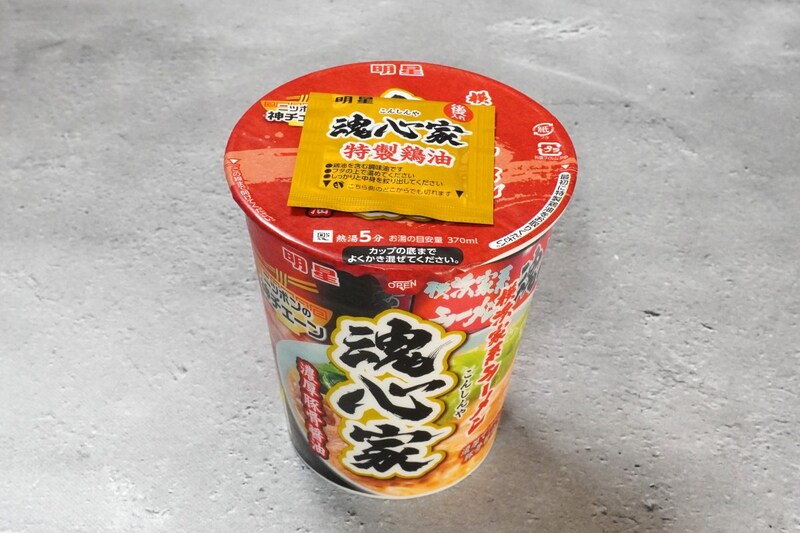 「明星 ニッポンの神チェーン 魂心家 濃厚豚骨醤油」