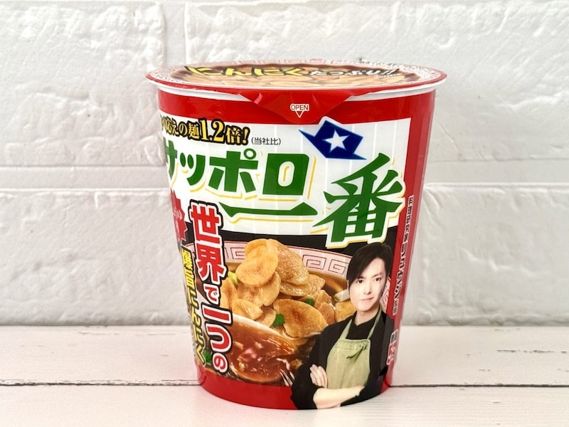 サンヨー食品
サッポロ一番 しょうゆ味 リュウジ監修 世界で一つの爆旨にんにく