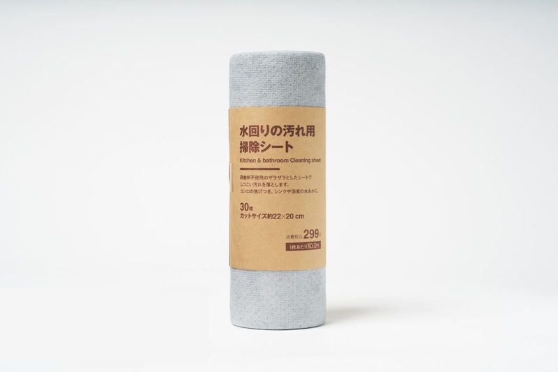 無印良品
水回りの汚れ用掃除シート