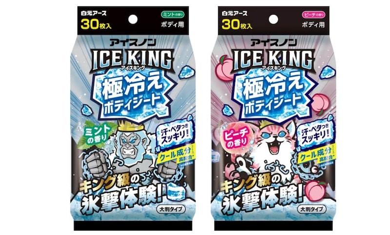 白元アース アイスノン
ICE KING　極冷えボディシート　30枚入り