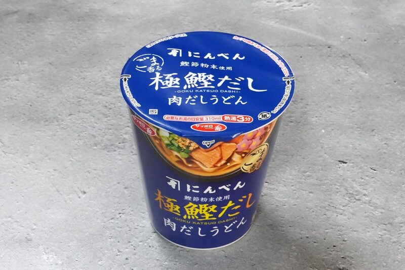 サンヨー食品
サッポロ一番 にんべん ごま香る極鰹だし 肉だしうどん
￥236（税別）
