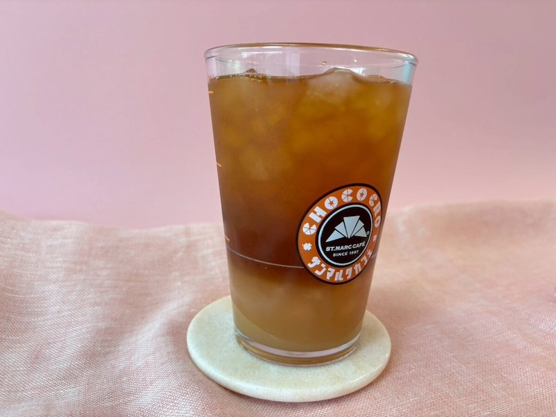 サンマルクカフェ　濃密ピーチティー
